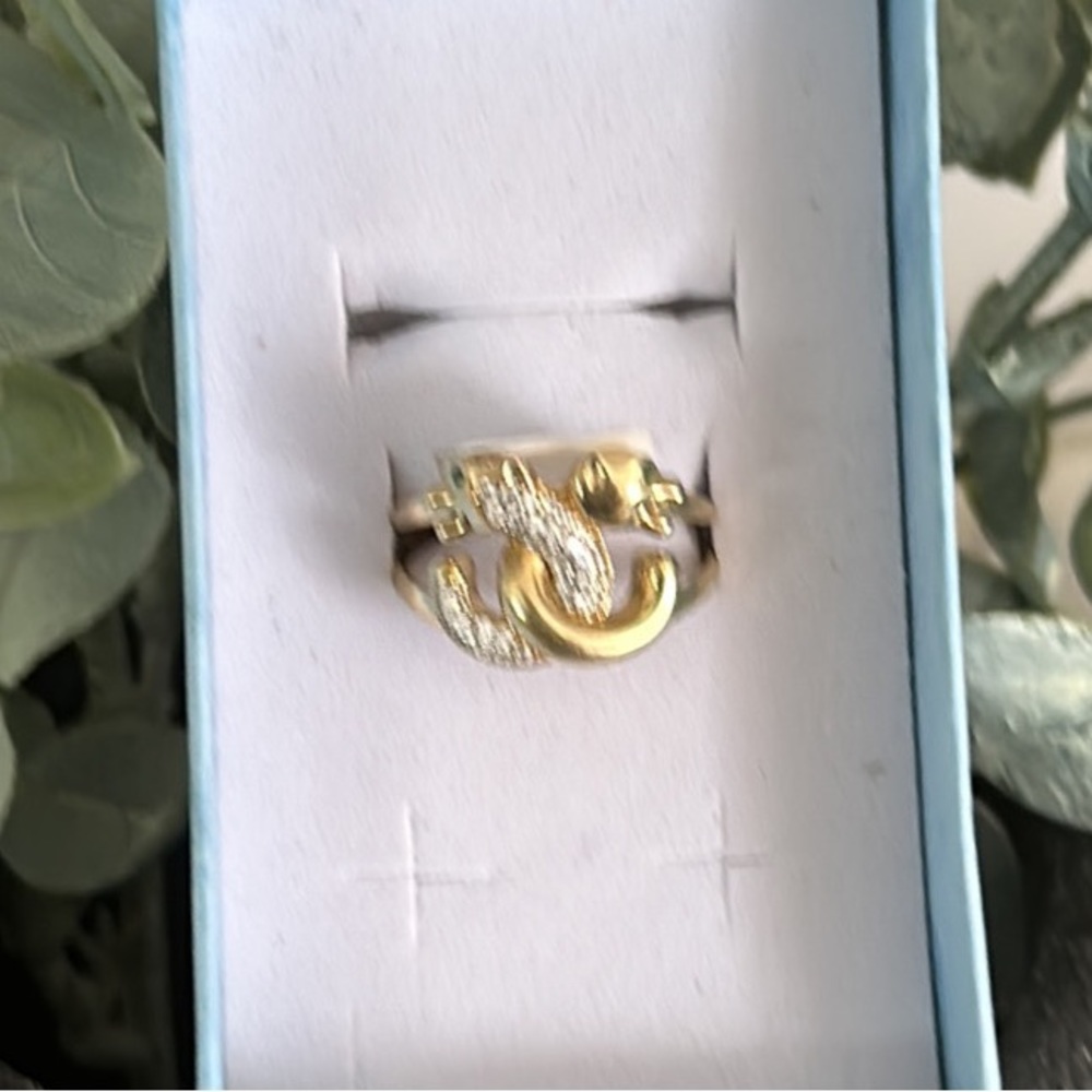 Panther CC ring 14 kt gold